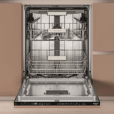 Lave-vaisselle tout encastrable HOTPOINT H7IHP40L - 15 couverts - 40 dB - Classe C - Maxi Space - tiroir a couverts
