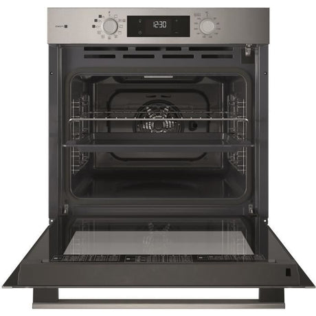 Four encastrable - Pyrolyse hydrolyse - Chaleur pulsée - HOTPOINT - HAO854PSX - Inox - 71 L - A++ - Fonction vapeur
