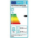 Four encastrable - Pyrolyse hydrolyse - Chaleur pulsée - HOTPOINT - HAO854PSX - Inox - 71 L - A++ - Fonction vapeur
