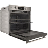 Four encastrable - Pyrolyse hydrolyse - Chaleur pulsée - HOTPOINT - HAO854PSX - Inox - 71 L - A++ - Fonction vapeur