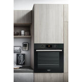 Four Èlectrique encastrable Pyrolyse Chaleur tournante HOTPOINT FA2 540 P BL HA - Noir - 66L - Multifonction