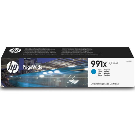 Cartouche d'encre - HP - 991X - 193 ml - Cyan - Haute capacité - Originale
