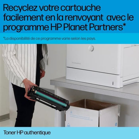 Cartouche de toner noir HP 203X grande capacité pour HP Color LaserJet Pro M254/M280/M281