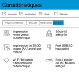 Imprimante multifonction HP Laserjet M234dw laser noir et blanc
