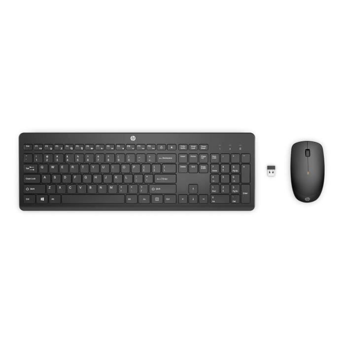 Ensemble Clavier Souris sans fil HP 230 - AZERTY