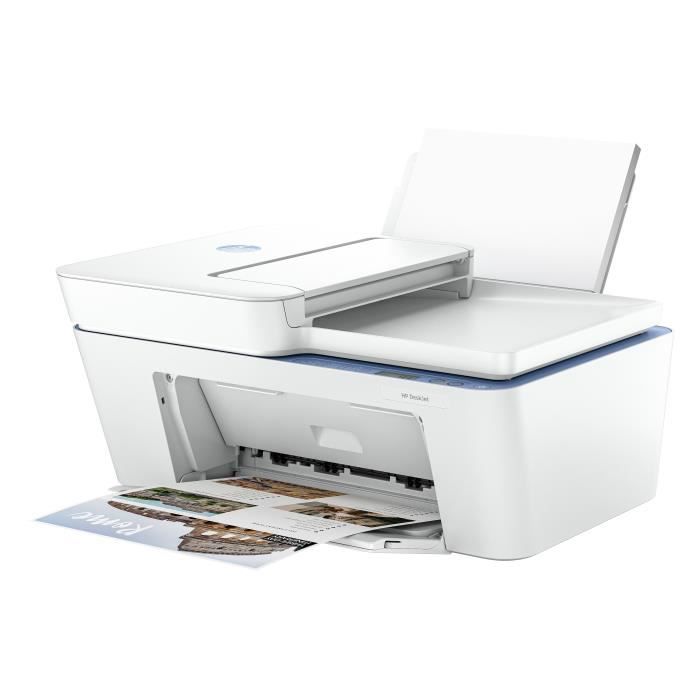 Imprimante tout-en-un HP Deskjet 4222e jet d'encre couleur Copie Scan - 3 mois d'Instant ink inclus avec HP+