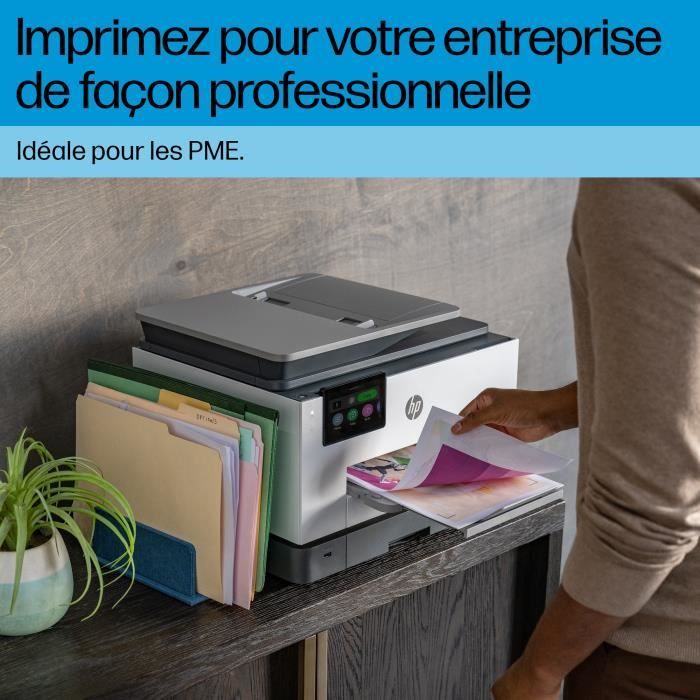 Imprimante HP OfficeJet Pro 9135e Tout-en-un Couleur Recto Verso, 6 mois Instant Ink inclus avec HP+