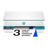 Imprimante tout-en-un HP Envy 6122e Jet d'encre couleur - Copie Scan - 3 mois d'Instant ink inclus avec HP+