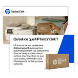 Carte prépayée Instant Ink HP - Abonnement livraison cartouches originales HP