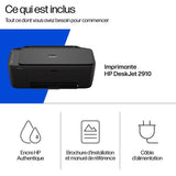 Imprimante tout-en-un HP DeskJet 2910 jet d'encre couleur - 3 mois d'Instant ink inclus avec HP+