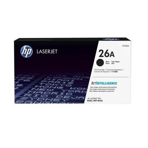 Cartouche de toner noir HP 26A authentique pour HP LaserJet Pro M402/MFP M426