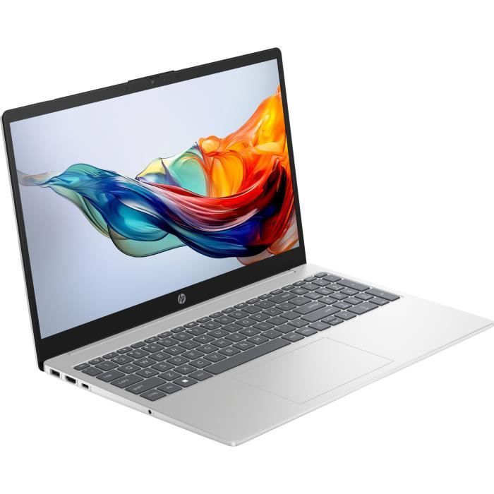 PC Portable HP 15-fc0151nf - Windows 11 - 15,6 FHD - Ryzen 5 7520U - RAM 16Go - Stockage 512Go SSD - AZERTY