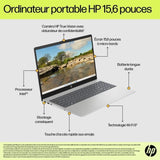 PC Portable HP 15-fd2003nf - Windows 11 - 15,6 FHD - Core Ultra 5 225U - RAM 32Go - Stockage 512Go SSD - AZERTY