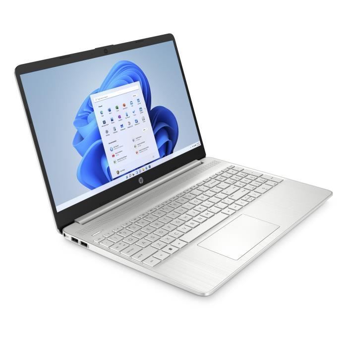 PC Portable HP 15s-eq2090nf - Windows 11 - 15,6 FHD - Ryzen 7-5700U - RAM 16Go - Stockage 512Go SSD - AZERTY
