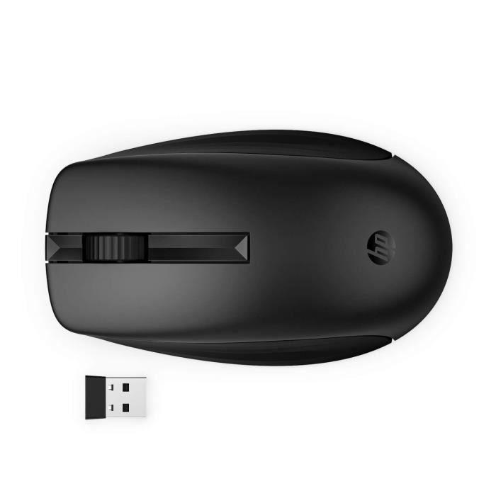 Ensemble Clavier Souris sans fil HP 650 - AZERTY - Noir