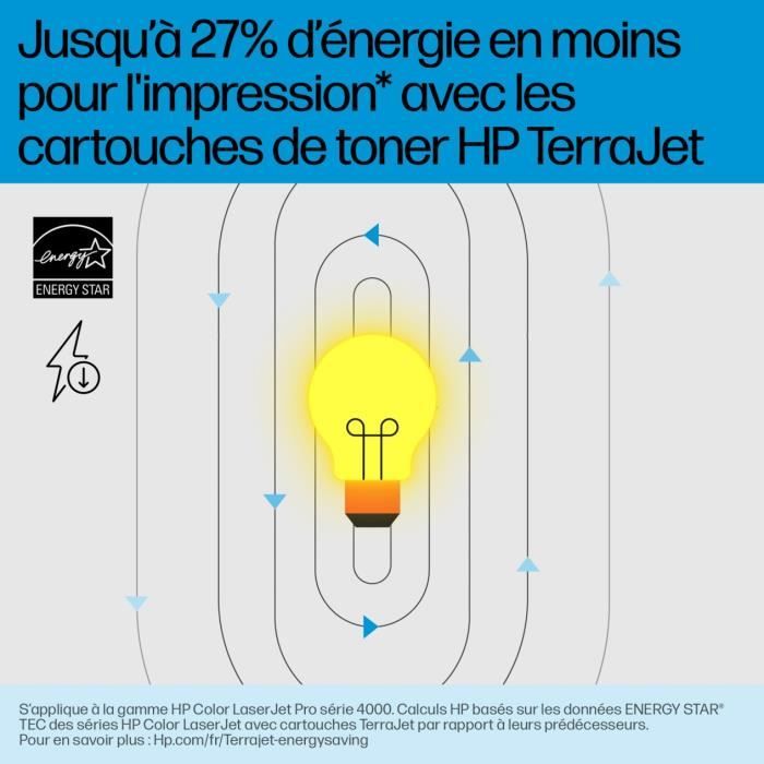 Cartouche de Toner - HP - 220X - Cyan - Grande capacité - Compatible LaserJet Pro 4202/4302