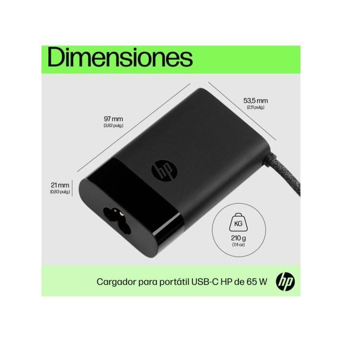 Chargeur pour ordinateur portable HP USB-C 65 W