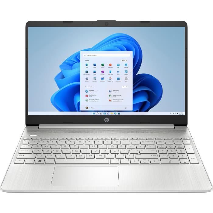 PC Portable HP 15s-eq2110nf - 15,6 FHD - Windows 11 - Ryzen 5 5500U - RAM 16Go - Stockage 512Go SSD - AZERTY