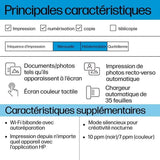 Imprimante tout-en-un HP Envy 6530e Jet d'encre couleur - Copie Scan - 3 mois d'Instant ink inclus avec HP+