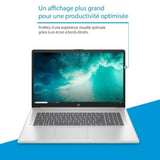 PC Portable HP 17-cn3013nf - Windows 11 - 17,3 HD+ - Core i3-N305 - RAM 8Go - Stockage 512Go SSD - AZERTY