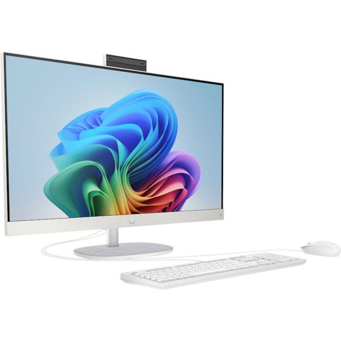 PC Tout-en-un HP 24-cr0091nf - Windows 11 - 23,8 FHD IPS - Athlon Silver 7120U - RAM 8Go - 512Go SSD - Clavier et souris filaires
