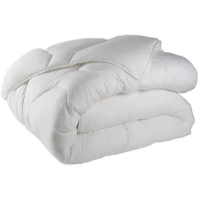 Couette tempérée 350gr/m˛ anti-Acariens LOVELY HOME - 140 x 200 cm - Blanc