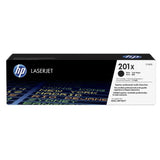 Cartouche de toner noir HP 201X grande capacité authentique pour HP Color LaserJet Pro M252/M274/M277