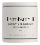 Haut Bailly II 2022 Pessac-Léognan - Vin rouge de Bordeaux