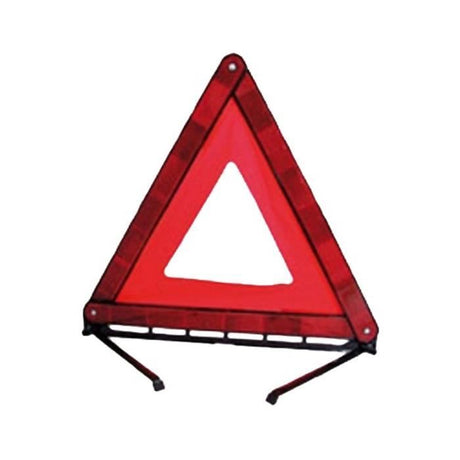 Pack sécurité HTC EQUIPEMENTS- 1 triangle de signalisation 550grs + 5 gilets de sécurité jaune taille XL  2 bandes réfléchissantes