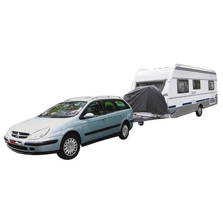 Pack départ au camping 3 pcs- HTC EQUIPEMENT - Incluant : 1 housse pour 2 vélos, sangle anti tempete, adaptateur remorque 13 vers 7