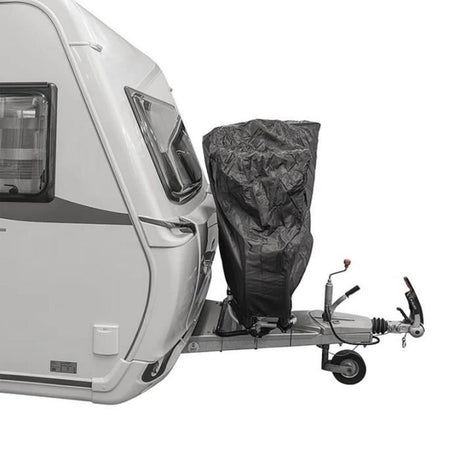 Pack départ au camping 3 pcs- HTC EQUIPEMENT - Incluant : 1 housse pour 2 vélos, sangle anti tempete, adaptateur remorque 13 vers 7