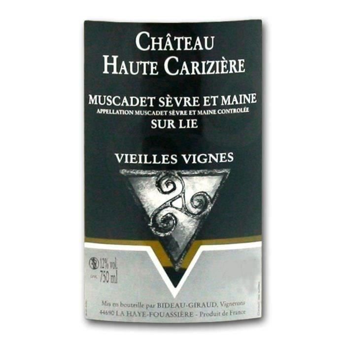 Château Haute Cariziere Muscadet Sevre et Maine - Vin blanc de Loire 2021