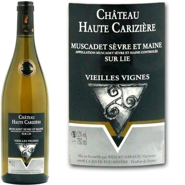 Château Haute Cariziere Muscadet Sevre et Maine - Vin blanc de Loire 2021