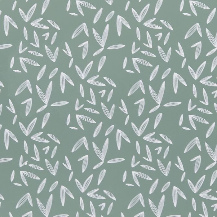 Buffet 1 portes 1 tiroir - DÈcor chene et vert - Pieds en bois massif - L 123 x P 40 xH 85 cm - GARDENIA