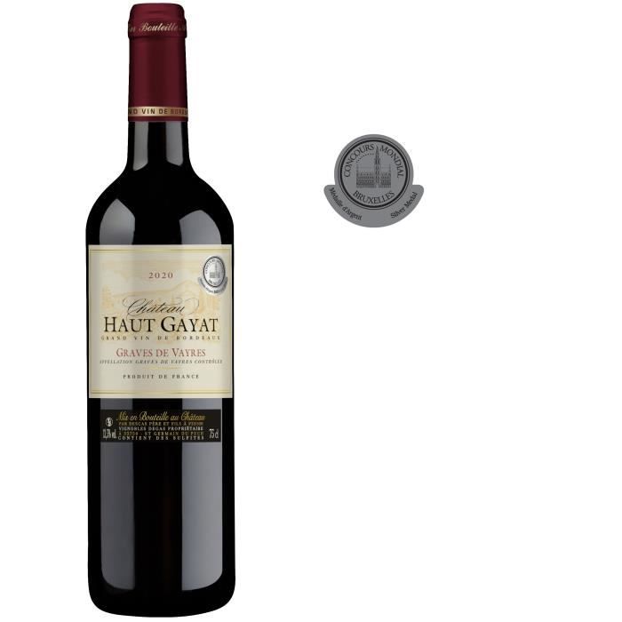 Château Haut Gayat 2020 Graves de Vayres - Vin rouge de Bordeaux