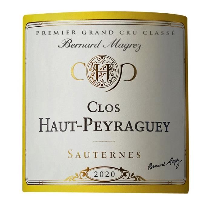 Château Clos Haut-Peyraguey 2020 Sauternes - Vin blanc de Bordeaux