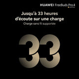 Ecouteurs sans fil - Huawei - FreeBuds Pro 4 - Noir