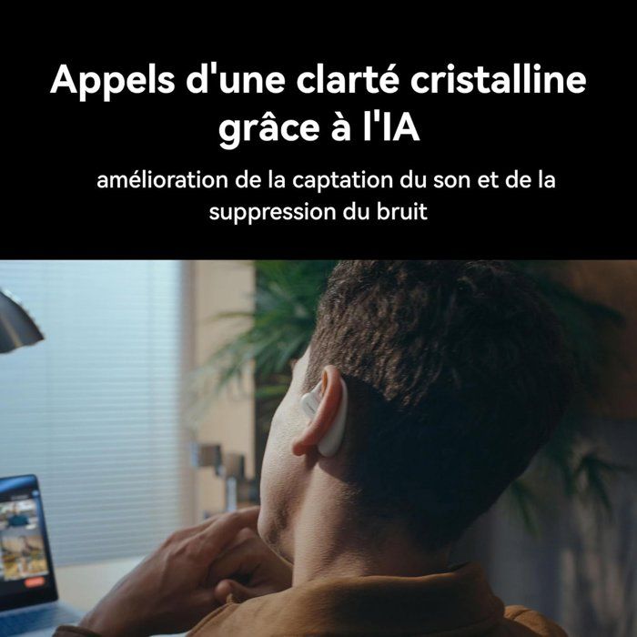 Ecouteurs sans fil - Huawei - FreeArc - Noir