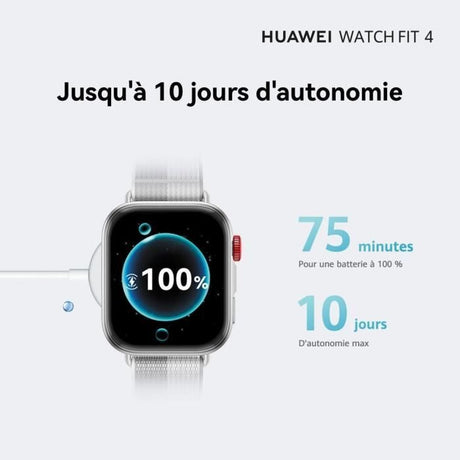 Montre connectée - HUAWEI - Watch FIT 4 - Blanc