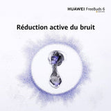 Ecouteurs sans fil - Huawei - Freebuds 6 - Blanc
