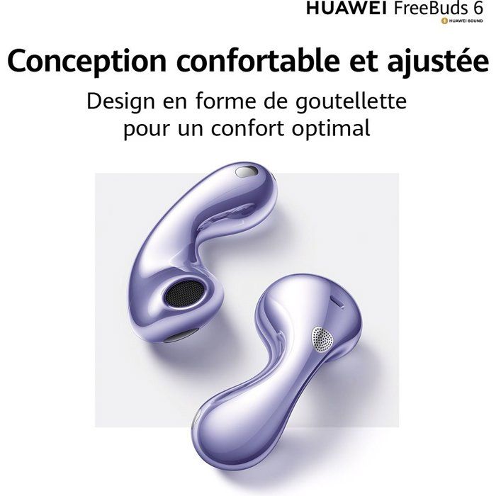 Ecouteurs sans fil - Huawei - Freebuds 6 - Blanc
