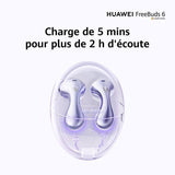 Ecouteurs sans fil - Huawei - Freebuds 6 - Blanc