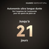 Montre connectée - HUAWEI - Watch GT6 PRO - 46 mm - Noir