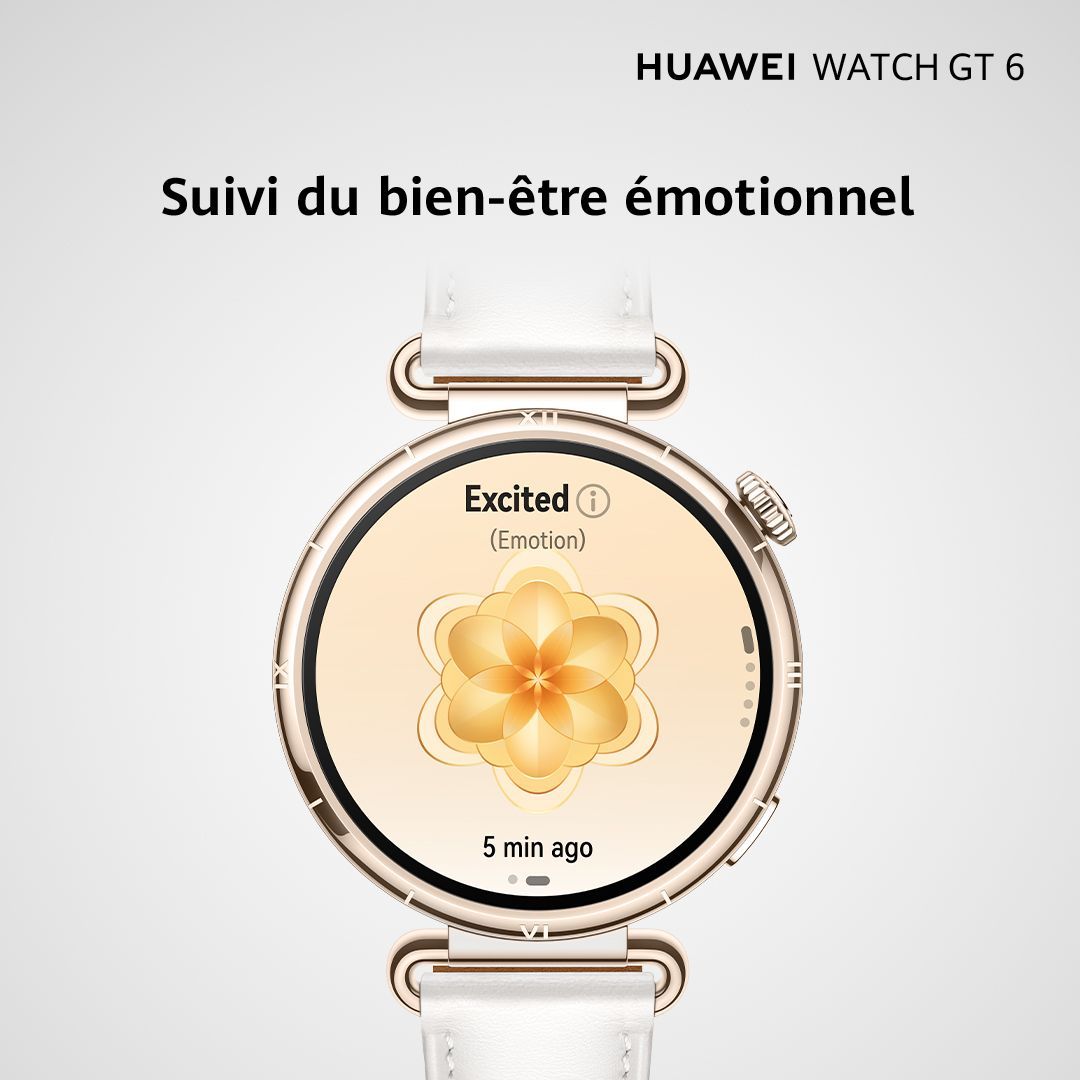 Montre connectée - HUAWEI - Watch GT6 - 41 mm - Or
