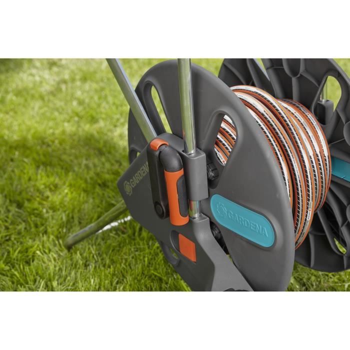Dévidoir sur roues GARDENA CleverRoll L - Adapté grand jardin - Garantie 5 ans