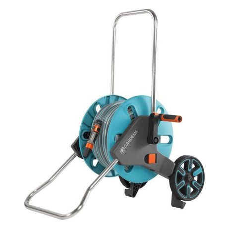 Dévidoir CleverRoll GARDENA taille M avec kit tuyau 25m - Adapté pour petit jardin - Garantie 5 ans