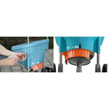 GARDENA Epandeur a engrais XL sur roues – Capacité 18L – Surface 800m˛ max – Largeur d'épandage 6m – Protection corrosion – (436-20)