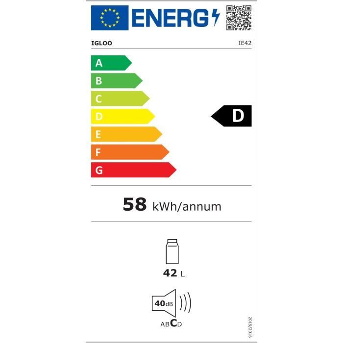 Glaciere électrique - IGLOO - IE42 - 12 V - 230 V - Modern bleu - 42 L