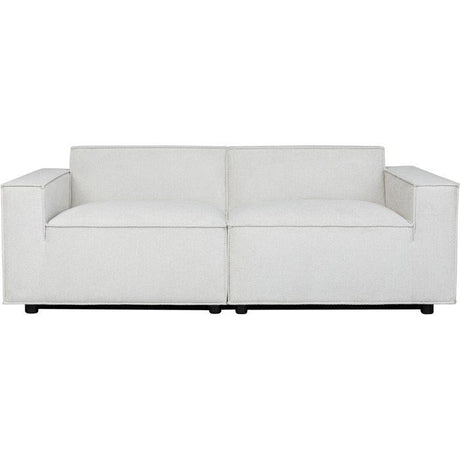 Canapé modulable - 3 places - IGOR - Tissu Beige - 198 x 94 x 70 cm