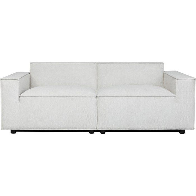 Canapé modulable - 3 places - IGOR - Tissu Beige - 198 x 94 x 70 cm